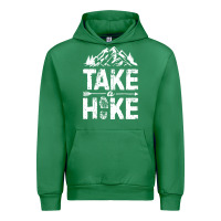 Emerald take hike Urban Hoodie - ArtMosaic