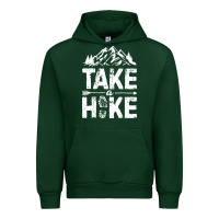 Forest Green take hike Urban Hoodie - ArtMosaic