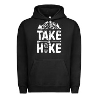 Pigment Black take hike Urban Hoodie - ArtMosaic