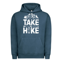 Pigment Midnight Navy take hike Urban Hoodie - ArtMosaic