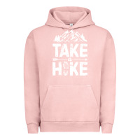 Pigment Salmon take hike Urban Hoodie - ArtMosaic