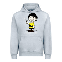 Heather Grey charlie brownson Urban Hoodie - ArtMosaic