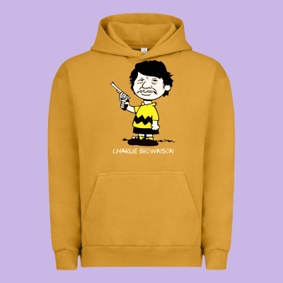Charlie Brownson Urban Hoodie Designed By Artmosaic