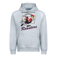 Heather Grey roosters-sydney city Classic Urban Hoodie - ArtMosaic