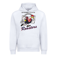 White roosters-sydney city Classic Urban Hoodie - ArtMosaic