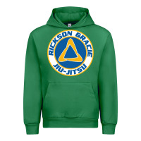 Emerald rickson gracie jiu jitsu Urban Hoodie - ArtMosaic