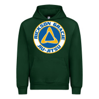 Forest Green rickson gracie jiu jitsu Urban Hoodie - ArtMosaic