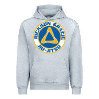 Heather Grey rickson gracie jiu jitsu Urban Hoodie - ArtMosaic