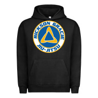 Pigment Black rickson gracie jiu jitsu Urban Hoodie - ArtMosaic