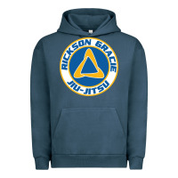 Pigment Midnight Navy rickson gracie jiu jitsu Urban Hoodie - ArtMosaic