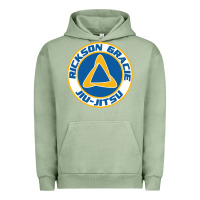 Pigment Oil Green rickson gracie jiu jitsu Urban Hoodie - ArtMosaic
