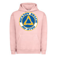 Pigment Salmon rickson gracie jiu jitsu Urban Hoodie - ArtMosaic