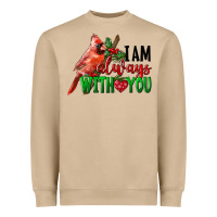 Mushroom I Am Always With Your Cardinal Bird Heavyweight Sweatshirt - LillyAllenDesigns