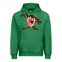 Emerald tasmanian devil cartoon character Urban Hoodie - ArtMosaic