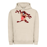 Pigment French Oak tasmanian devil cartoon character Urban Hoodie - ArtMosaic