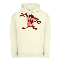 Pigment Pistachio tasmanian devil cartoon character Urban Hoodie - ArtMosaic