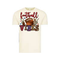 Vintage Arctic Football vibes red and blue Vintage Tee - HowdyJamesFarm