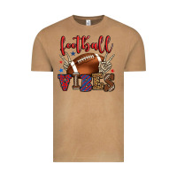 Vintage Camel Football vibes red and blue Vintage Tee - HowdyJamesFarm