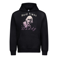 Black Hard Times Daddy Urban Hoodie - trangStudio