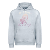 Heather Grey Hard Times Daddy Urban Hoodie - trangStudio
