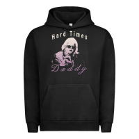 Pigment Black Hard Times Daddy Urban Hoodie - trangStudio