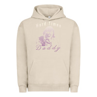 Pigment French Oak Hard Times Daddy Urban Hoodie - trangStudio
