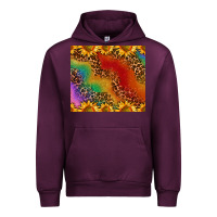 Mauve Wine pride sunflower  rainbow leopard Urban Hoodie - AdoDesignShop
