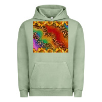 Pigment Oil Green pride sunflower  rainbow leopard Urban Hoodie - AdoDesignShop