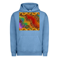 Pigment Pebble Blue pride sunflower  rainbow leopard Urban Hoodie - AdoDesignShop