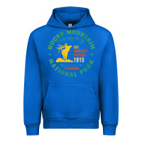 Cobalt womens rocky mountain national park hiking travel souvenir novelty v n Urban Hoodie - trangStudio