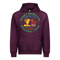 Mauve Wine womens rocky mountain national park hiking travel souvenir novelty v n Urban Hoodie - trangStudio