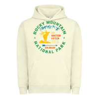 Pigment Pistachio womens rocky mountain national park hiking travel souvenir novelty v n Urban Hoodie - trangStudio