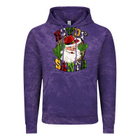 Cloud Purple howdy santa western cactus christmas Vintage Hoodie - CowGirlArtShop