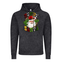 Vintage Black howdy santa western cactus christmas Vintage Hoodie - CowGirlArtShop