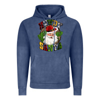 Vintage Denim howdy santa western cactus christmas Vintage Hoodie - CowGirlArtShop