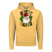 Vintage Mustard howdy santa western cactus christmas Vintage Hoodie - CowGirlArtShop
