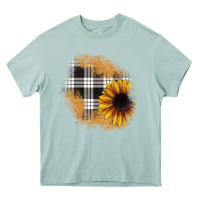 Arona sunflower christmas patch Heavy Core Tee - JahusDesignShop