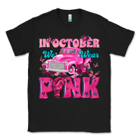 Black In October We Wear Pink Truck Classic Tee - texasbilliewilder