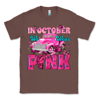 Chestnut In October We Wear Pink Truck Classic Tee - texasbilliewilder