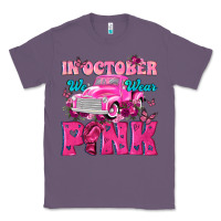 Lavender In October We Wear Pink Truck Classic Tee - texasbilliewilder