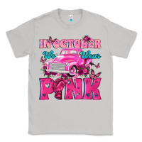 Moon Dust In October We Wear Pink Truck Classic Tee - texasbilliewilder