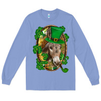 Colony Blue St. Patrick's day Donkey Long Sleeve Tee - CowGirlArtShop