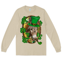 Mushroom St. Patrick's day Donkey Long Sleeve Tee - CowGirlArtShop