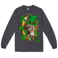 Smoke St. Patrick's day Donkey Long Sleeve Tee - CowGirlArtShop