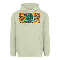 Matcha gemtone and sunflowers license plate Heavyweight Hoodie - Artiststas