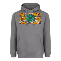 Storm gemtone and sunflowers license plate Heavyweight Hoodie - Artiststas