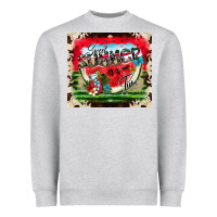Heather Grey Sweet Summer Time Heavyweight Sweatshirt - CowhideDigitalArt