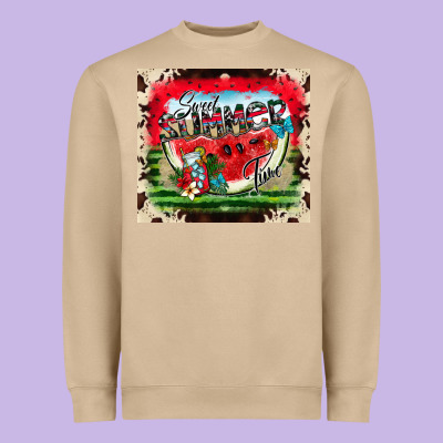 Sweet Summer Time Heavyweight Sweatshirt Designed By Cowhidedigitalart