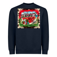 Navy Sweet Summer Time Heavyweight Sweatshirt - CowhideDigitalArt
