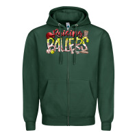 Sports Green raising ballers Zipper Hoodie - RacoonDesign